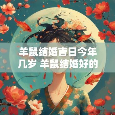 羊鼠结婚吉日今年几岁 羊鼠结婚好的例子