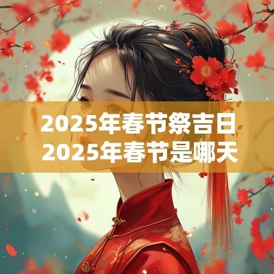 2025年春节祭吉日 2025年春节是哪天