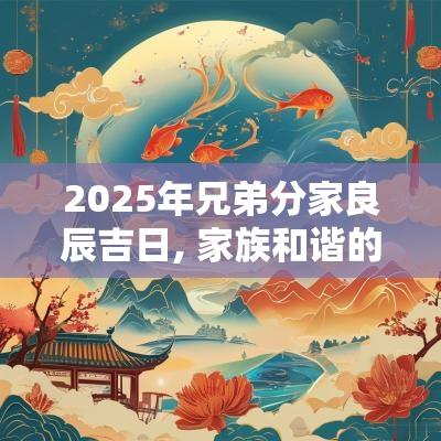 2025年兄弟分家良辰吉日, 家族和谐的选择
