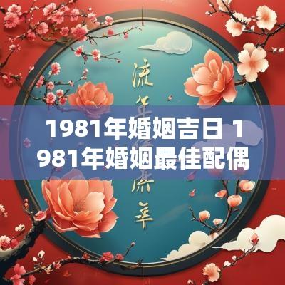 1981年婚姻吉日 1981年婚姻最佳配偶
