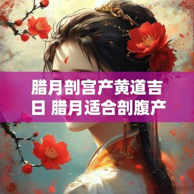 腊月剖宫产黄道吉日 腊月适合剖腹产的日子