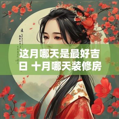 这月哪天是最好吉日 十月哪天装修房子的吉日最好