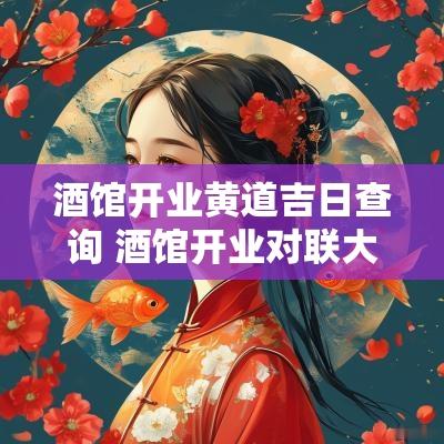 酒馆开业黄道吉日查询 酒馆开业对联大全
