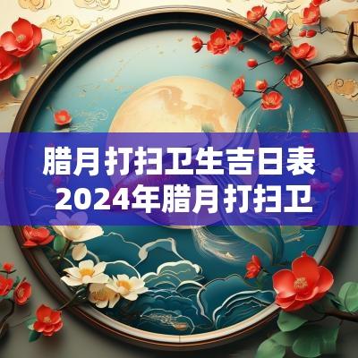 腊月打扫卫生吉日表 2025年腊月打扫卫生吉日查询