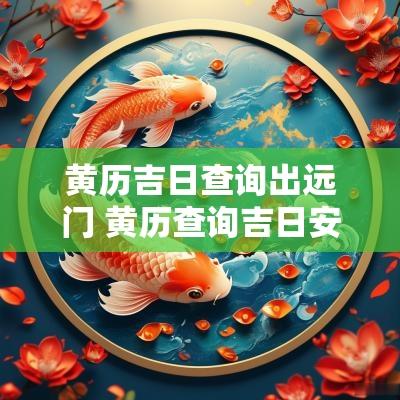 黄历吉日查询出远门 黄历查询吉日安门