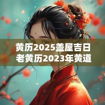 黄历2025盖屋吉日 老黄历2025年黄道吉日查询盖房子