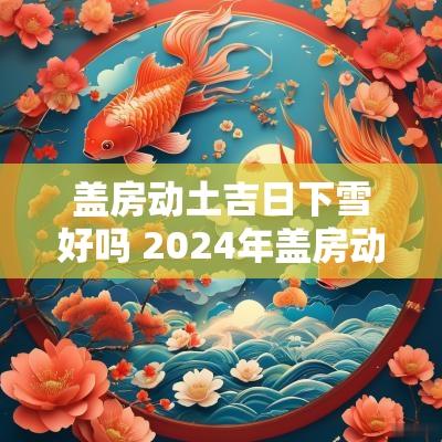 盖房动土吉日下雪好吗 2025年盖房动土吉日查询