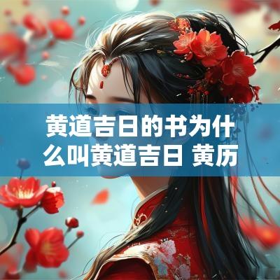 黄道吉日的书为什么叫黄道吉日 黄历和黄道吉日为什么不一样