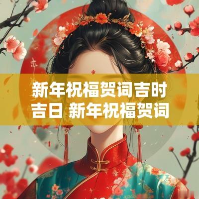 新年祝福贺词吉时吉日 新年祝福贺词2025上下句