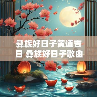 彝族好日子黄道吉日 彝族好日子歌曲