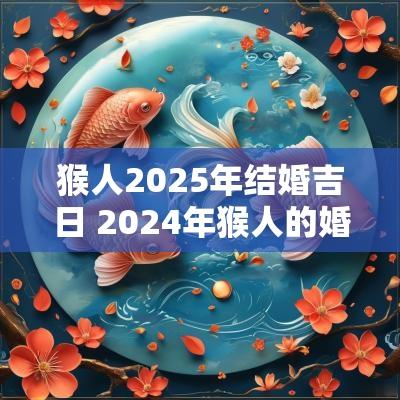 猴人2025年结婚吉日 2025年猴人的婚姻状态