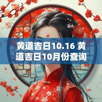 黄道吉日10.16 黄道吉日10月份查询2025年