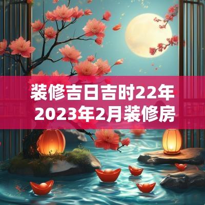 装修吉日吉时22年 2025年2月装修房子吉日吉时