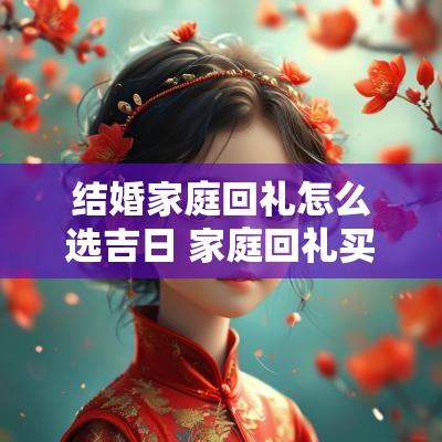 结婚家庭回礼怎么选吉日 家庭回礼买什么东西