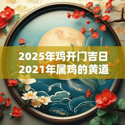 2025年鸡开门吉日 2025年属鸡的黄道吉日开张