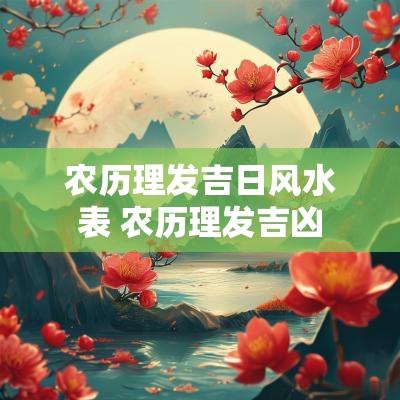 农历理发吉日风水表 农历理发吉凶
