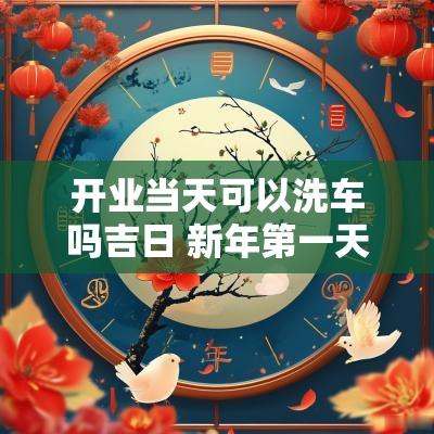 开业当天可以洗车吗吉日 新年第一天可以洗车吗