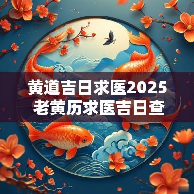 黄道吉日求医2025 老黄历求医吉日查询