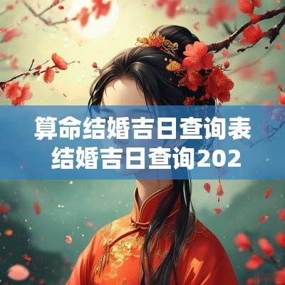 算命结婚吉日查询表 结婚吉日查询2025年黄道吉日