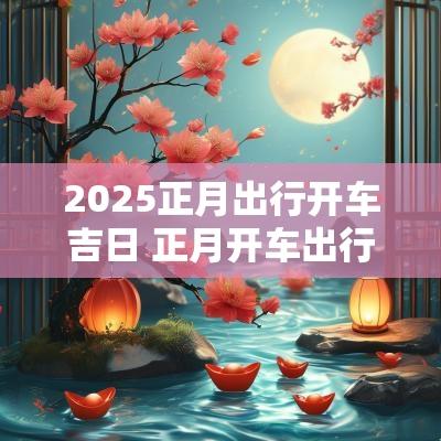2025正月出行开车吉日 正月开车出行黄道吉日