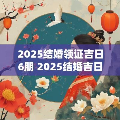 2025结婚领证吉日6朋 2025结婚吉日查询