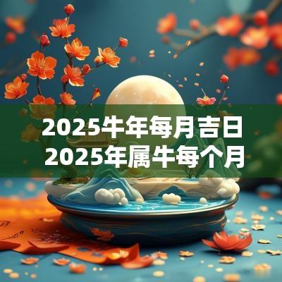 2025蛇年每月吉日 2025年属牛每个月运势