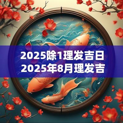 2025除1理发吉日 2025年8月理发吉日