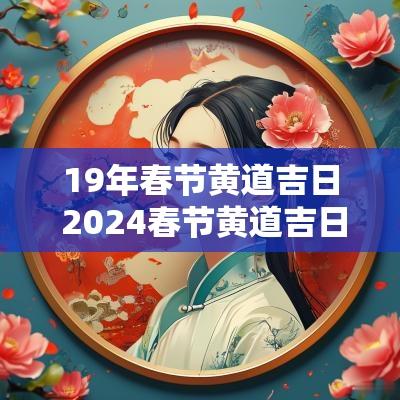 19年春节黄道吉日 2025春节黄道吉日