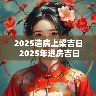 2025造房上梁吉日 2025年进房吉日
