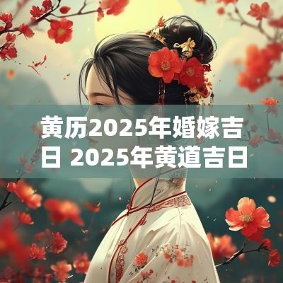 黄历2025年婚嫁吉日 2025年黄道吉日婚嫁