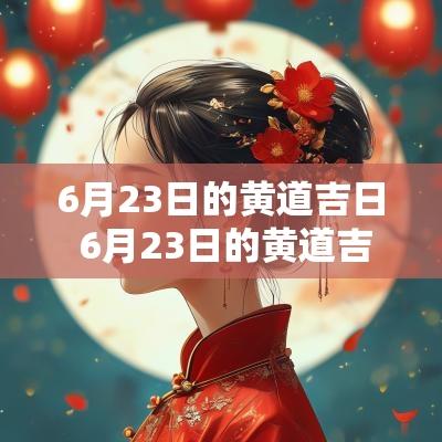 6月23日的黄道吉日 6月23日的黄道吉日是哪天