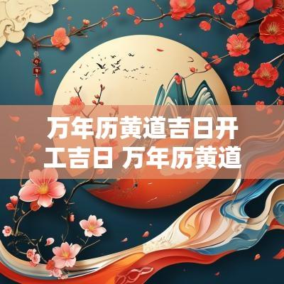 万年历黄道吉日开工吉日 万年历黄道吉日开工