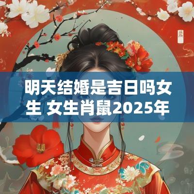 明天结婚是吉日吗女生 女生肖鼠2025年结婚吉日