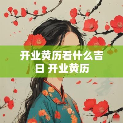 开业黄历看什么吉日 开业黄历