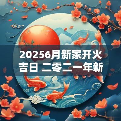 20256月新家开火吉日 二零二一年新房开火吉日