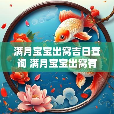 满月宝宝出窝吉日查询 满月宝宝出窝有什么讲究