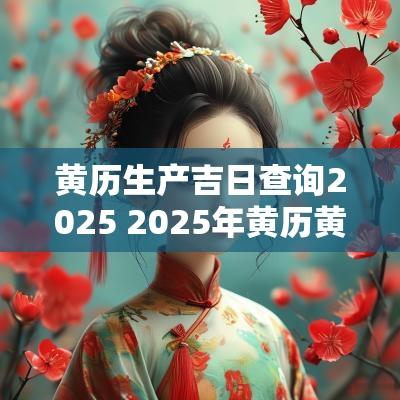 黄历生产吉日查询2025 2025年黄历黄道吉日查询