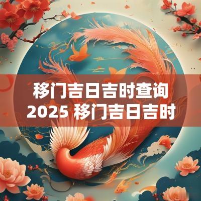 移门吉日吉时查询2025 移门吉日吉时查询2025年