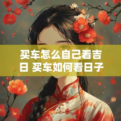 买车怎么自己看吉日 买车如何看日子是黄道吉日
