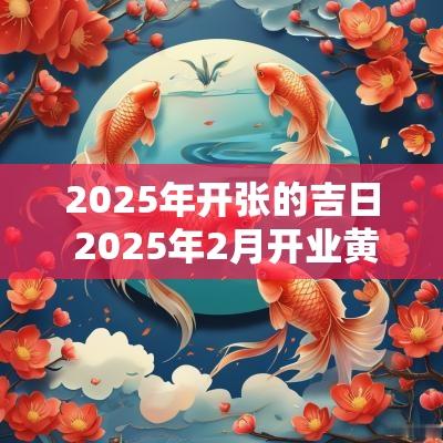 2025年开张的吉日 2025年2月开业黄道吉日