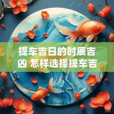 提车吉日的时辰吉凶 怎样选择提车吉日和时辰