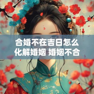 合婚不在吉日怎么化解婚姻 婚姻不合如何化解 合婚不在吉日怎么化解婚姻 婚姻不合如何化解