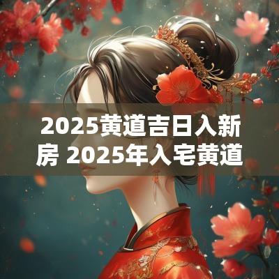 2025黄道吉日入新房 2025年入宅黄道吉日一览表