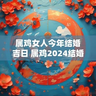 属鸡女人今年结婚吉日 属鸡2025结婚最佳时间