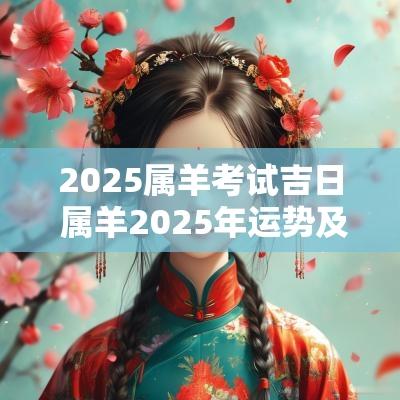 2025属羊考试吉日 属羊2025年运势及运程