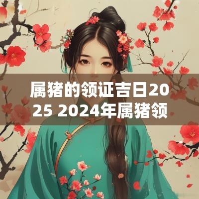 属猪的领证吉日2025 2025年属猪领证吉日