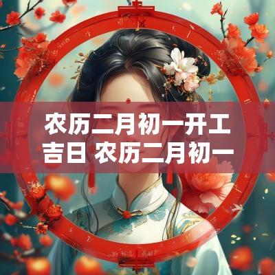 农历二月初一开工吉日 农历二月初一开工吉日查询