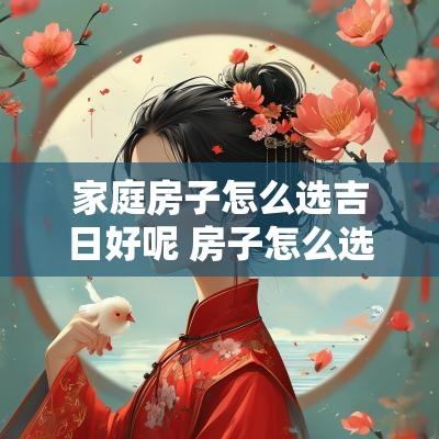 家庭房子怎么选吉日好呢 房子怎么选位置最好