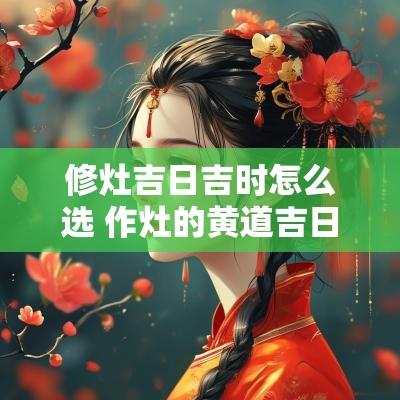 修灶吉日吉时怎么选 作灶的黄道吉日选择方法