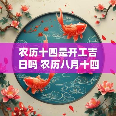 农历十四是开工吉日吗 农历八月十四适合装修开工吉日吗
